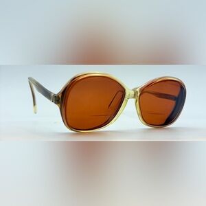Vintage Adensco Brown Oval Sunglasses Frames Only